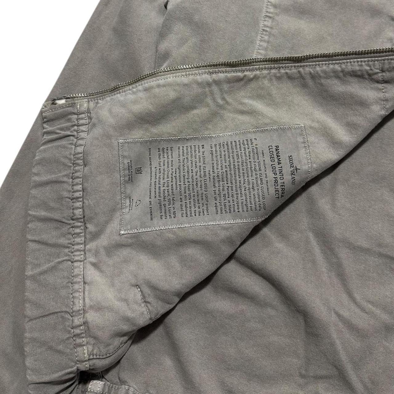 Stone Island Tinto Terra Panama Jacket | Large, Taupe