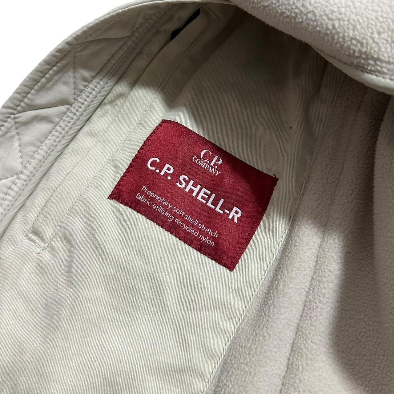 CP Company Cream Soft Shell Goggle Jacket