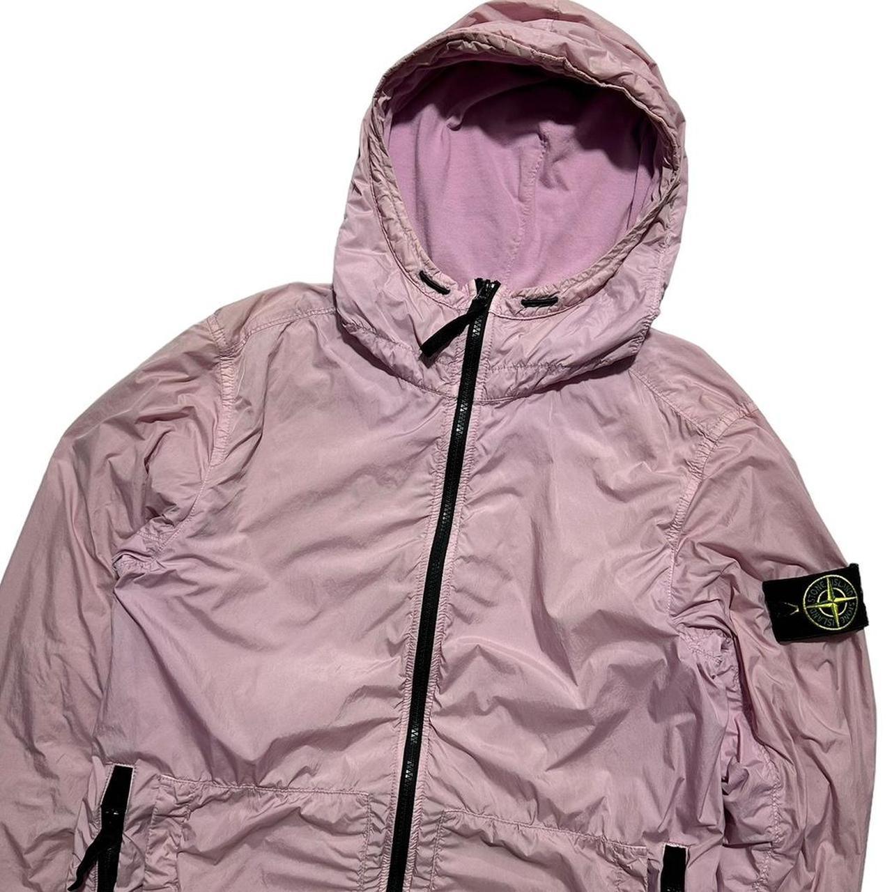 Stone Island Pink Crinkle Reps Jacket - Known Source