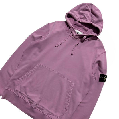 Stone Island Pink Pullover Hoodie