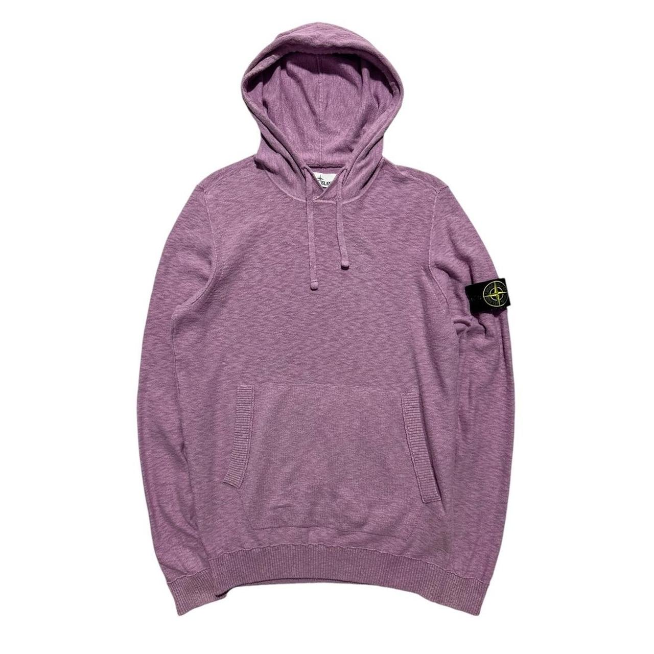 Stone Island Pink Pullover Hoodie
