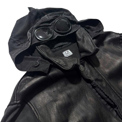 CP Company Half Leather Mille Miglia Goggle Jacket