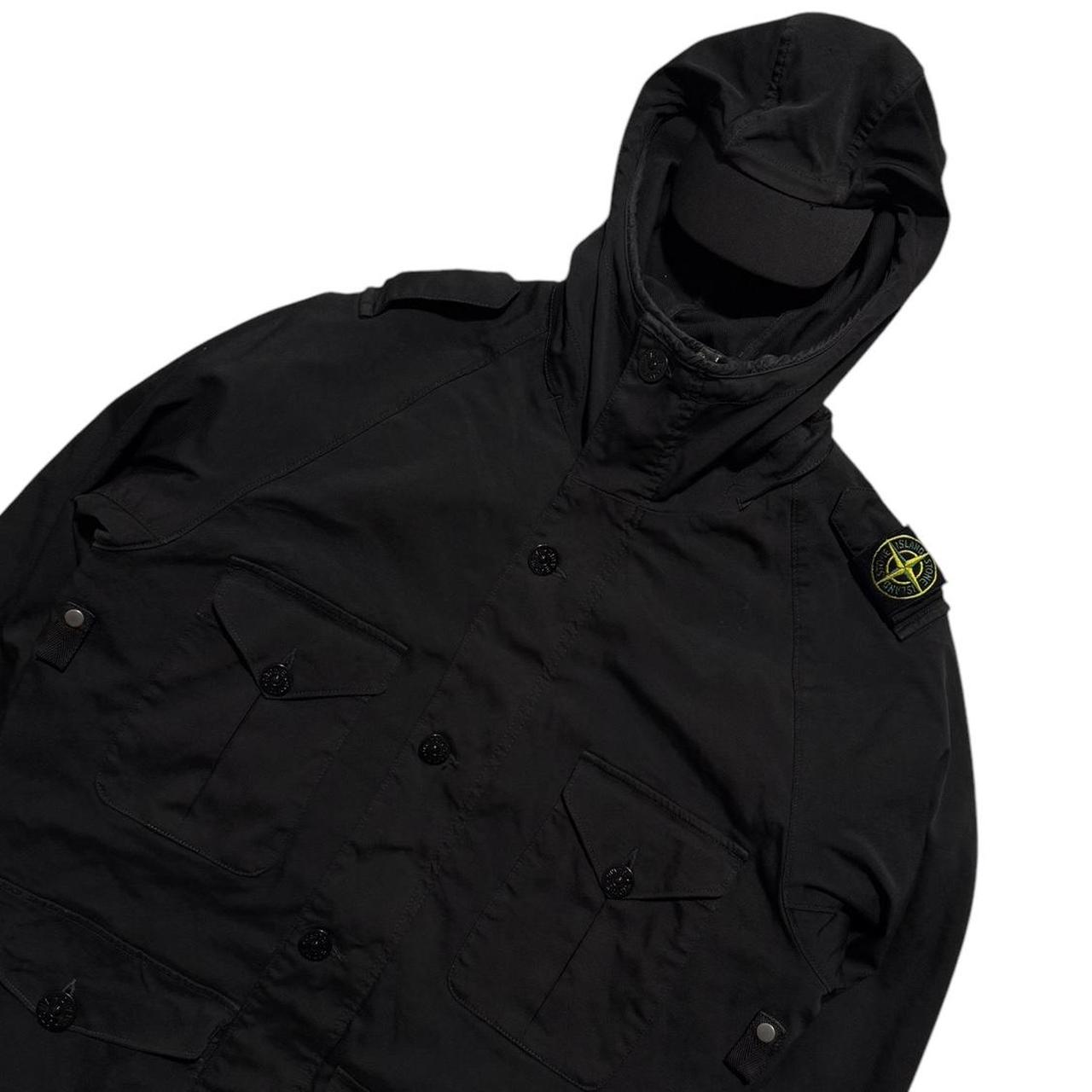 Stone Island Multipocket Peaked Hood Jacket | Medium, Black