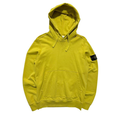 Stone Island Yellow Pullover Hoodie
