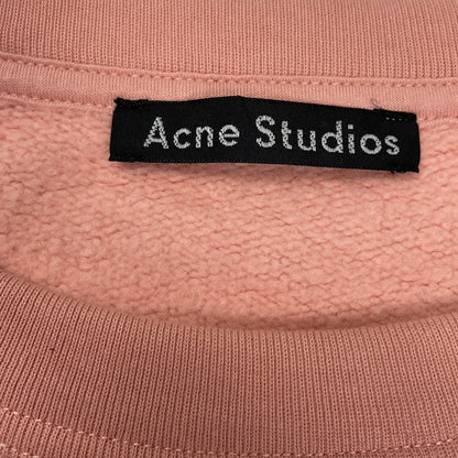 Acne Studios Sweatshirt Fairview Face, Size Small | O/S, Pink