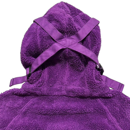 Stone Island Sherpa Fleece Jacket | Medium, Purple