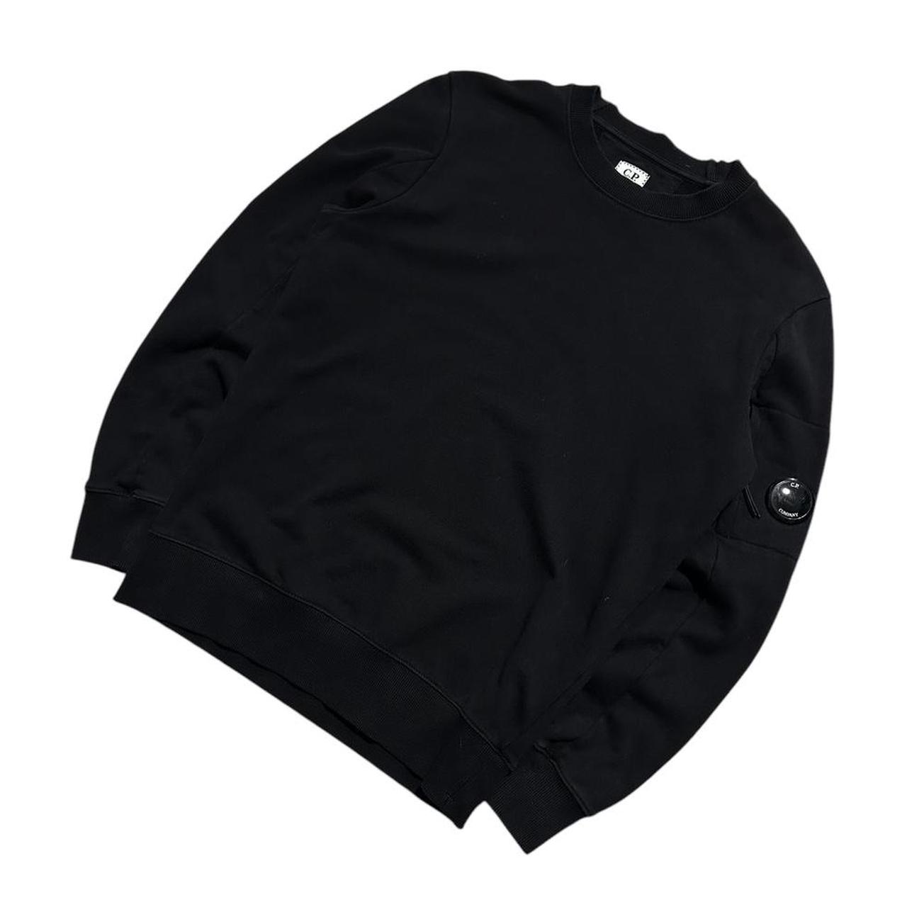 CP Company Black Pullover Crewneck | Small, Black