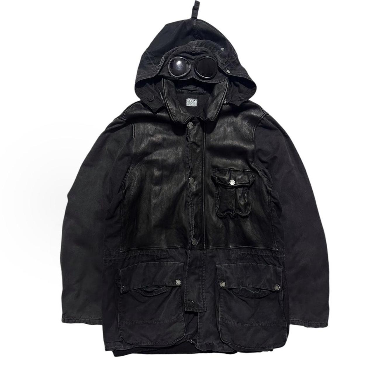 CP Company Half Leather Mille Miglia Goggle Jacket