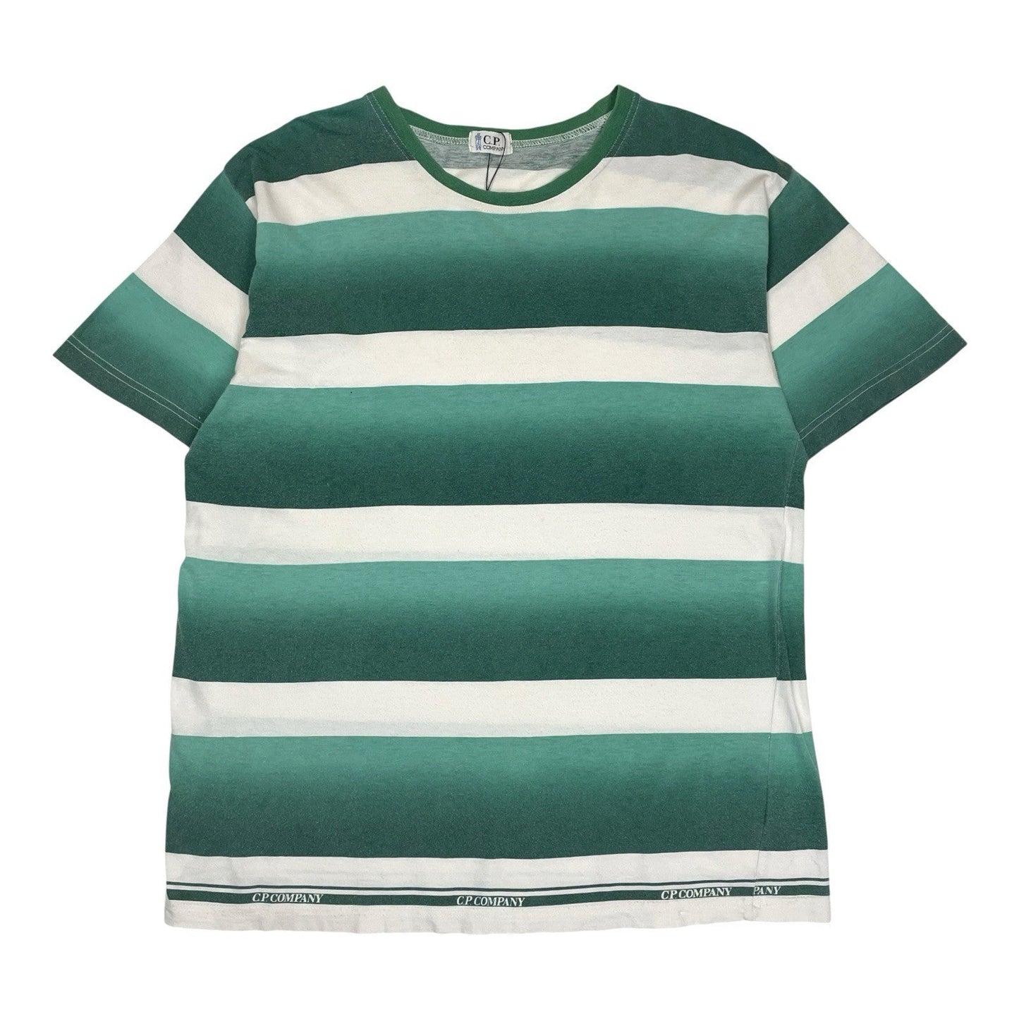 Vintage C.P. Company Striped T-Shirt, Size Small | O/S, Multicoloured