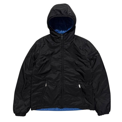 Prada Reversible Nylon Padded Jacket | Large, Black