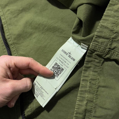 Stone Island Green Canvas Jacket | XL, Green