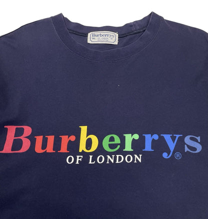 Vintage Burberrys Rainbow Spell Out, T-Shirt, Size XL | O/S, Multicoloured