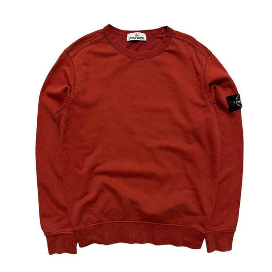 Stone Island Red Pullover Crewneck