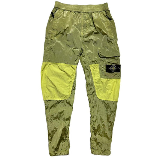 Stone Island Green Nylon Ripstop Bottoms - Known Source