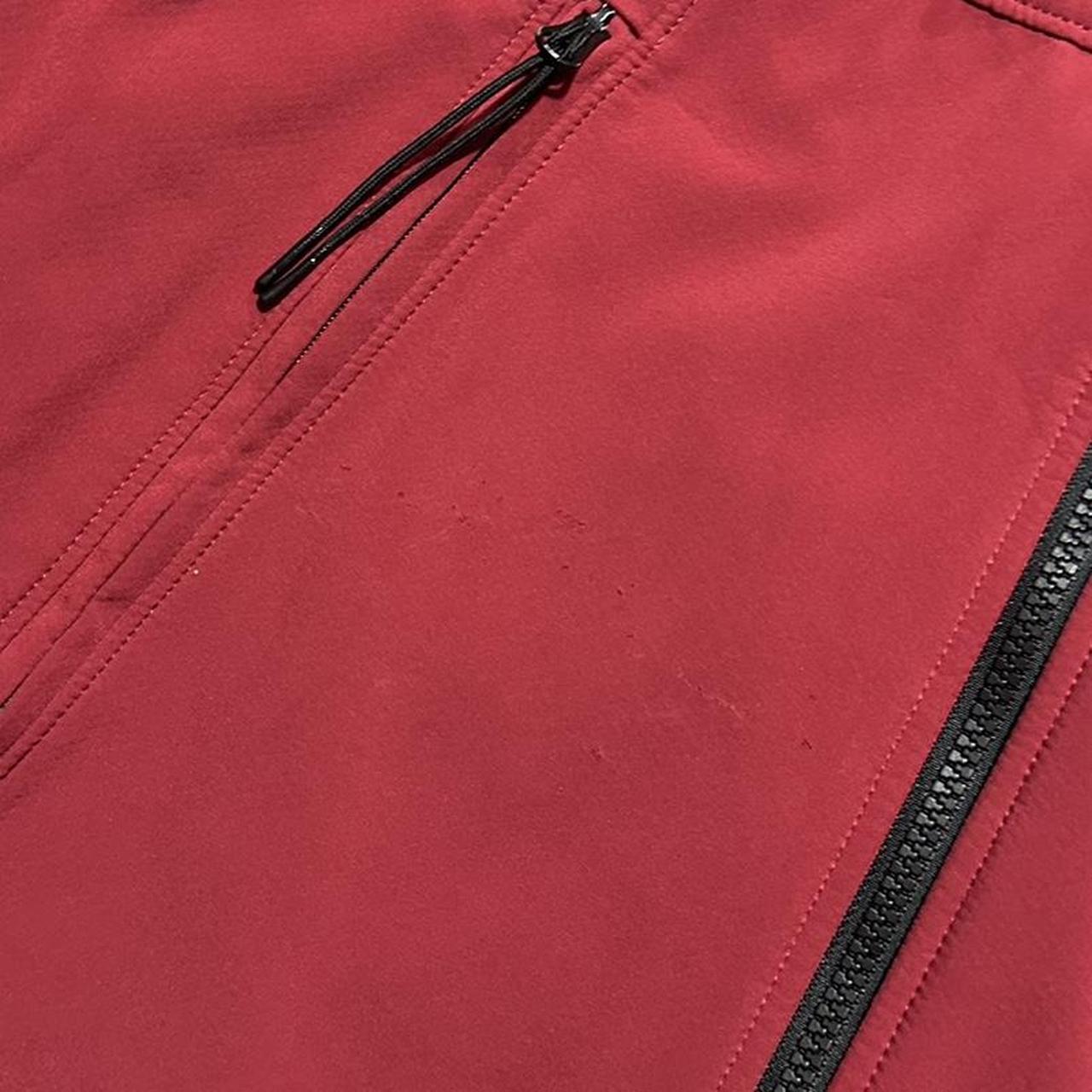 CP Company Red Soft Shell Goggle Jacket