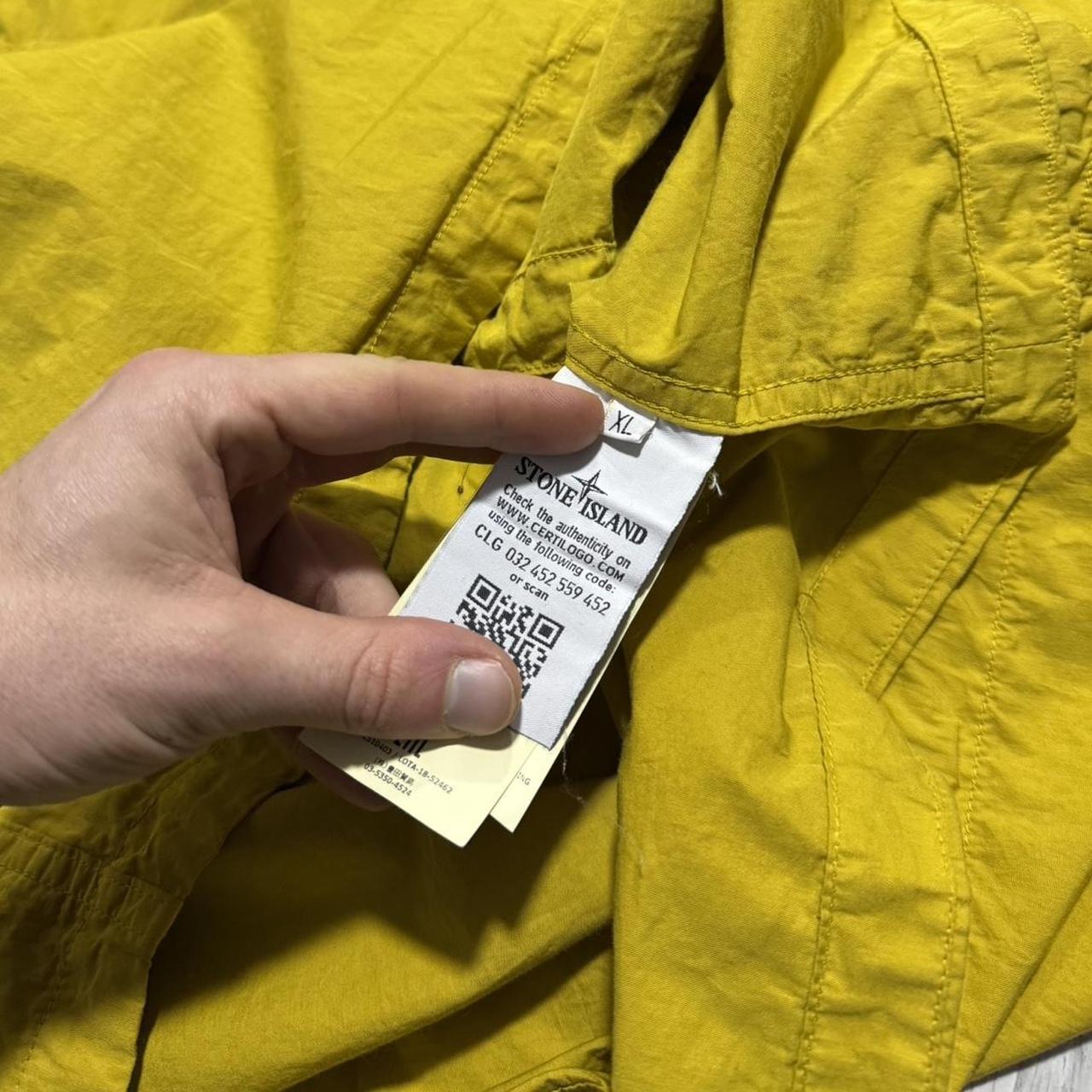 Stone Island Mustard Smock Jacket