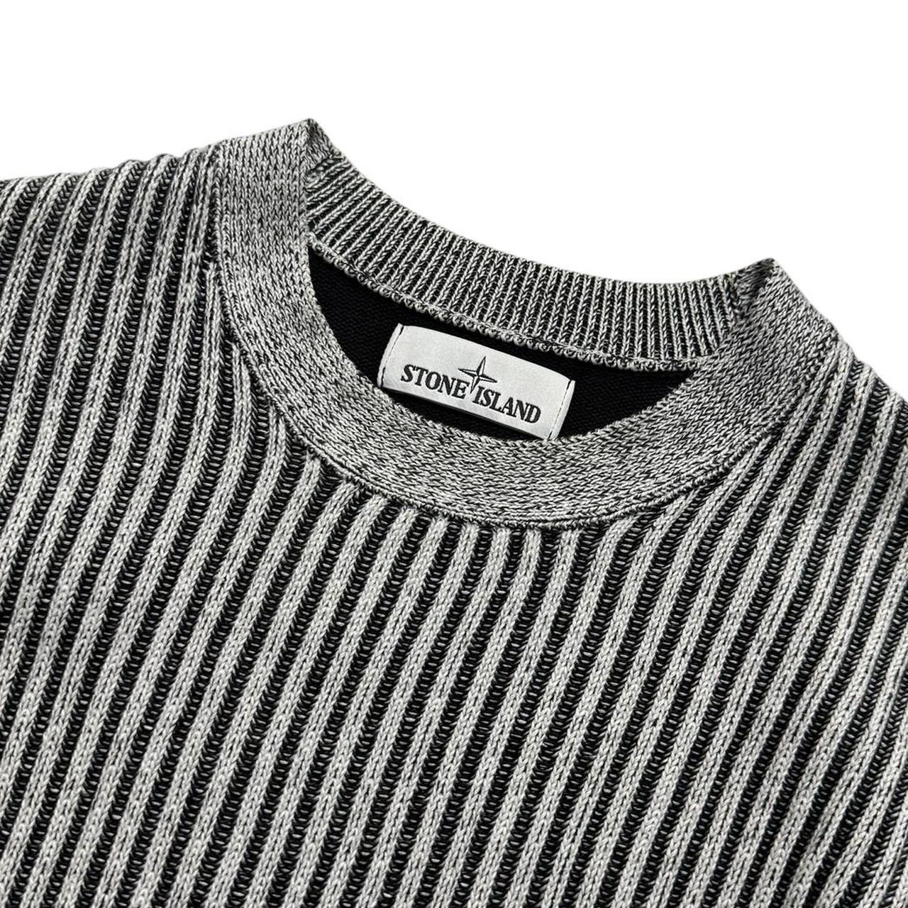 Stone Island Wool Ribbed Pullover Crewneck