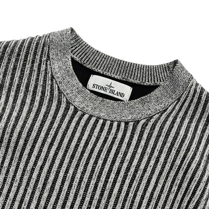 Stone Island Wool Ribbed Pullover Crewneck