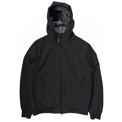 CP Company Black Soft Shell Goggle Jacket