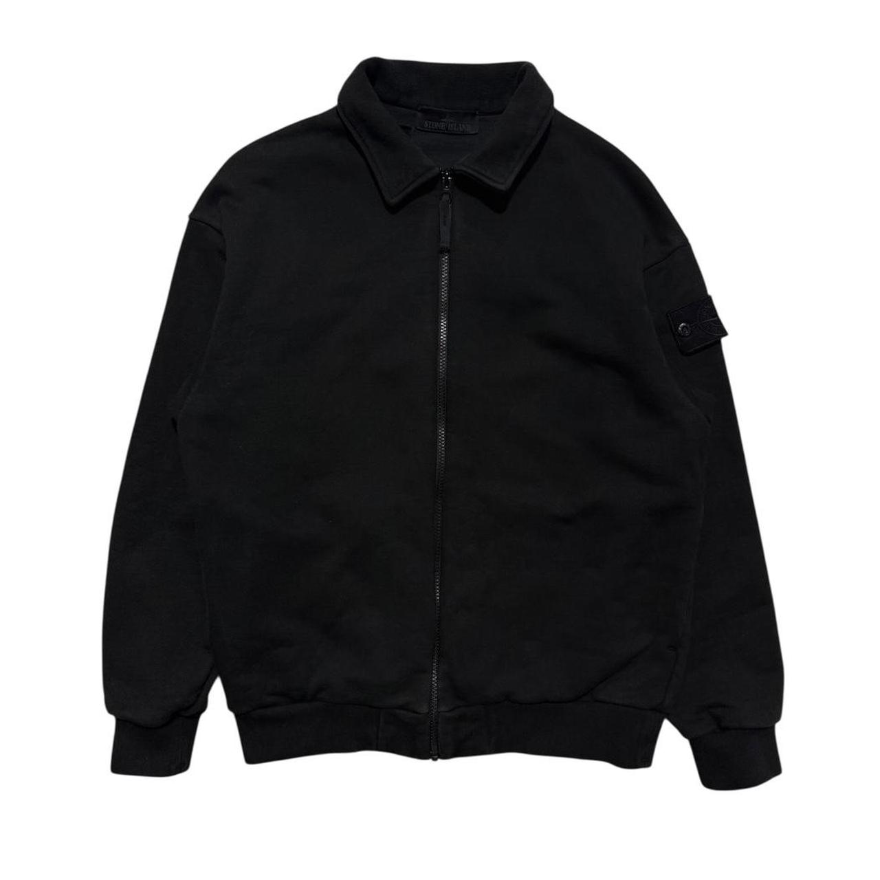 Stone Island Ghost Full Zip Heavy Cotton Jacket | Default Title, Black