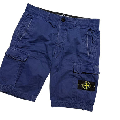 Stone Island Canvas Shorts | W30, Navy