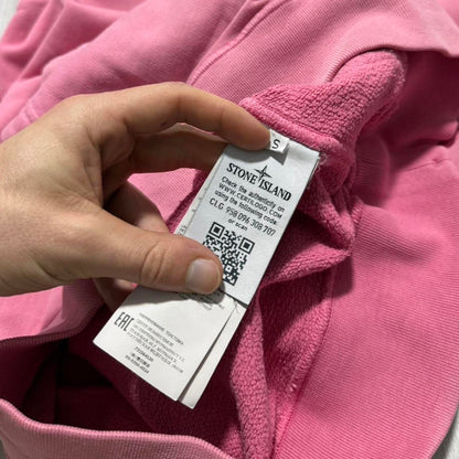 Stone Island Pink Pullover Hoodie