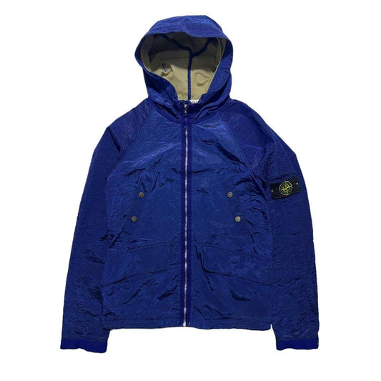 Stone Island Blue Nylon Jacket