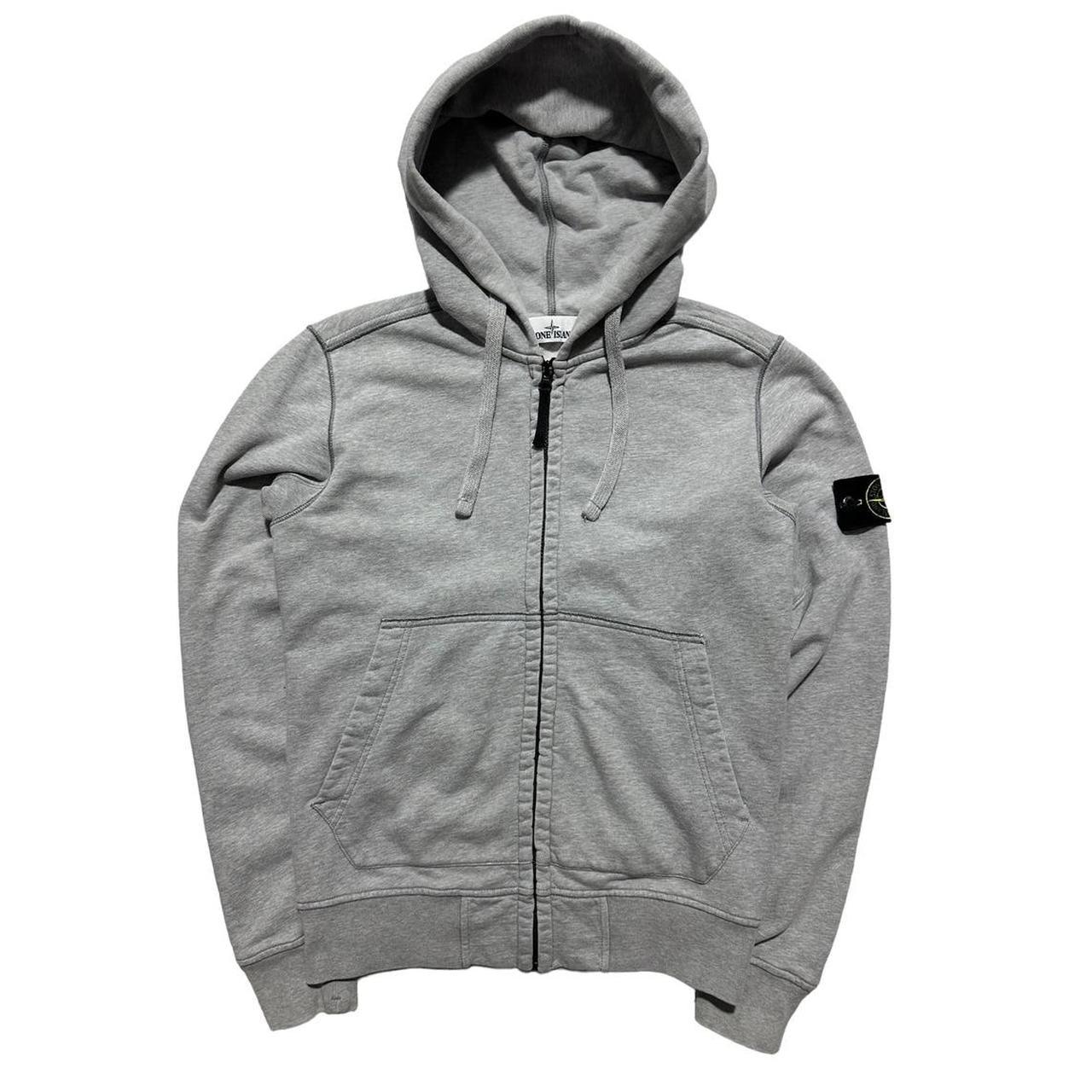 Stone Island Grey Zip Up Hoodie - Known Source