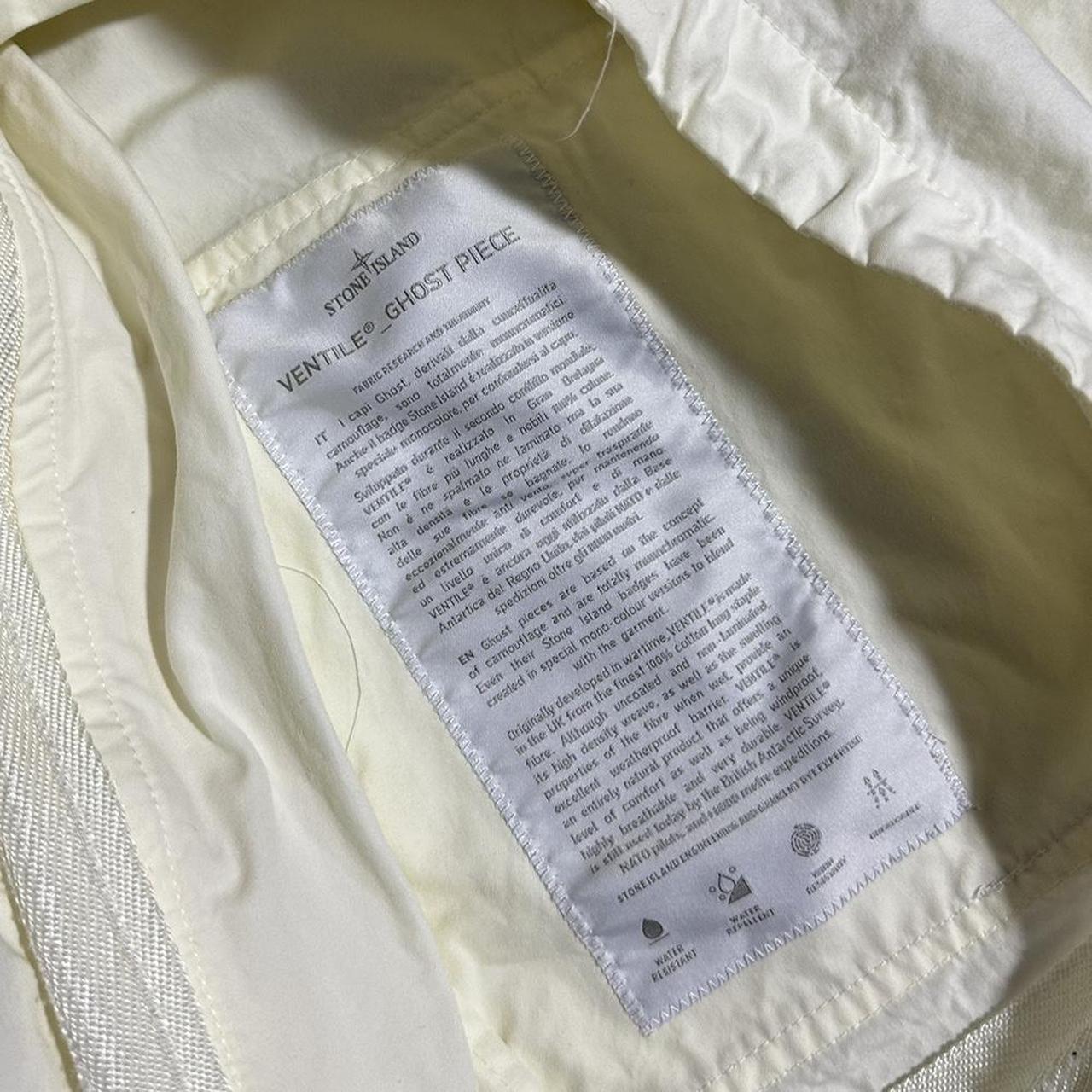 Stone Island Ghost Ventile Jacket | Large, Off-white