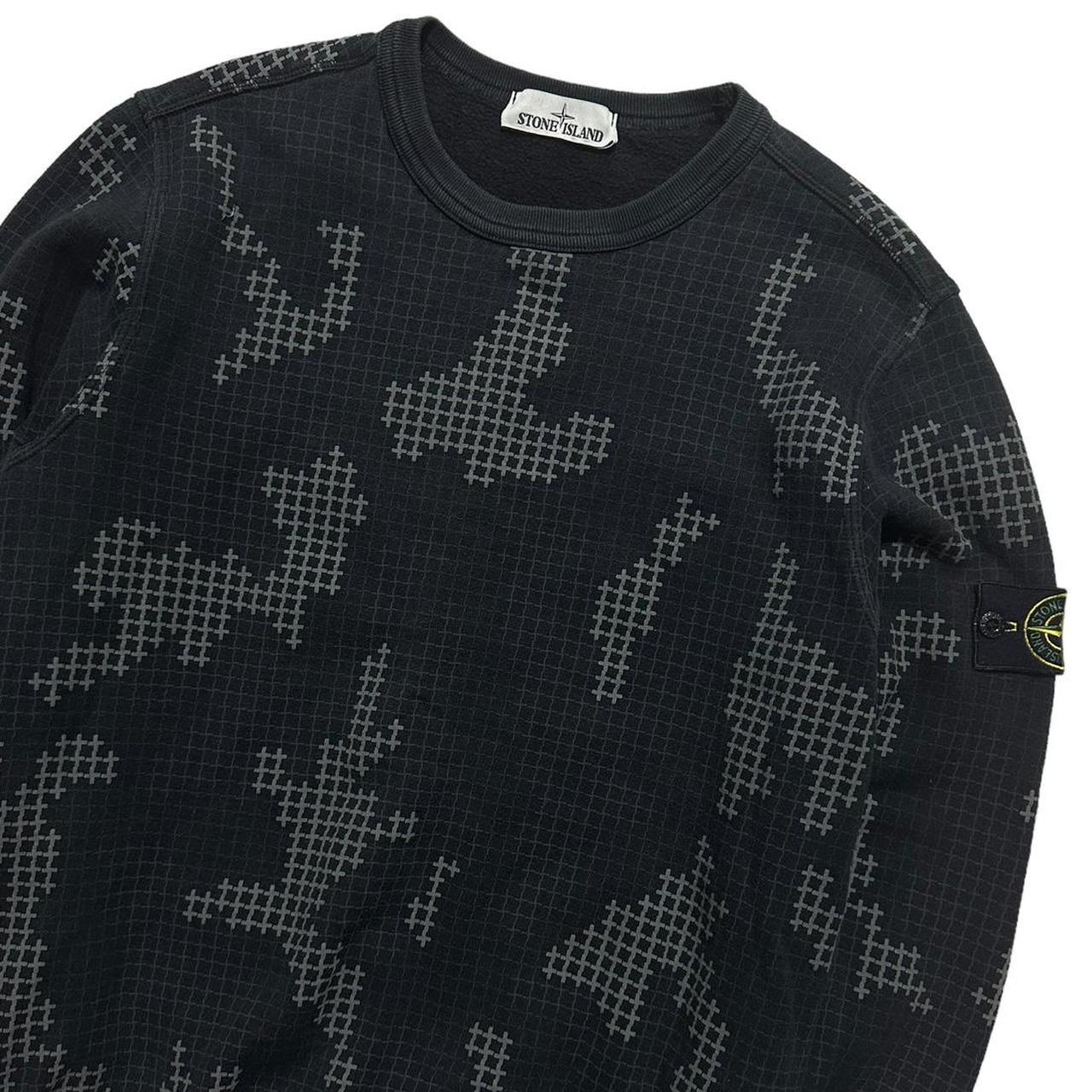 Stone Island Grid Camo Pullover Crewneck - Known Source