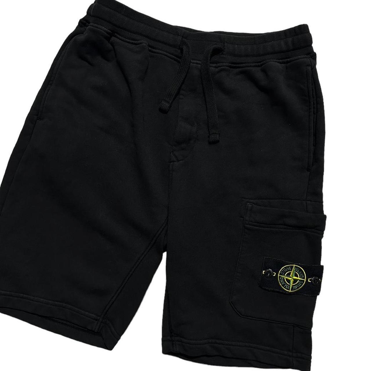 Stone Island Black Cotton Shorts - Known Source