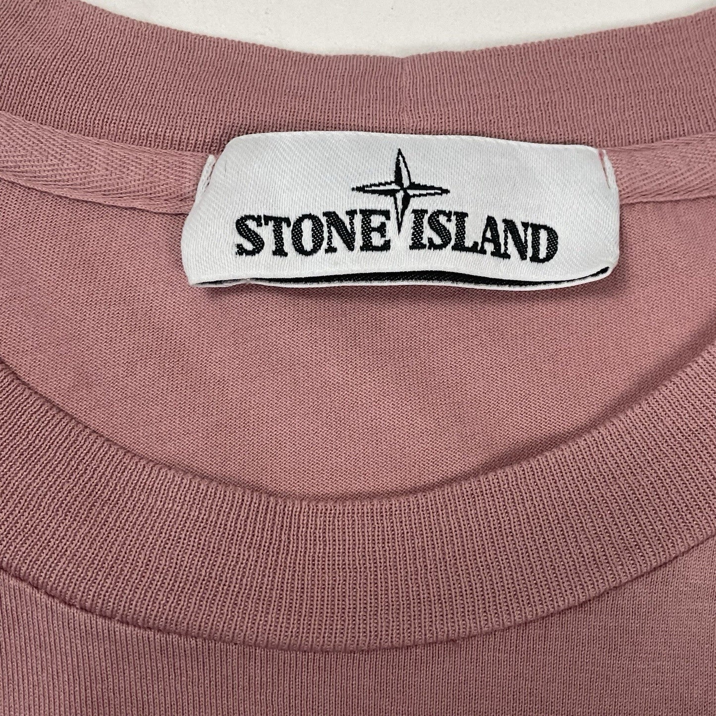 Stone Island Compass Logo T-Shirt, Size Small | O/S, Pink