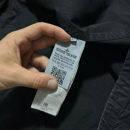 Stone Island Black Double Pocket Overshirt