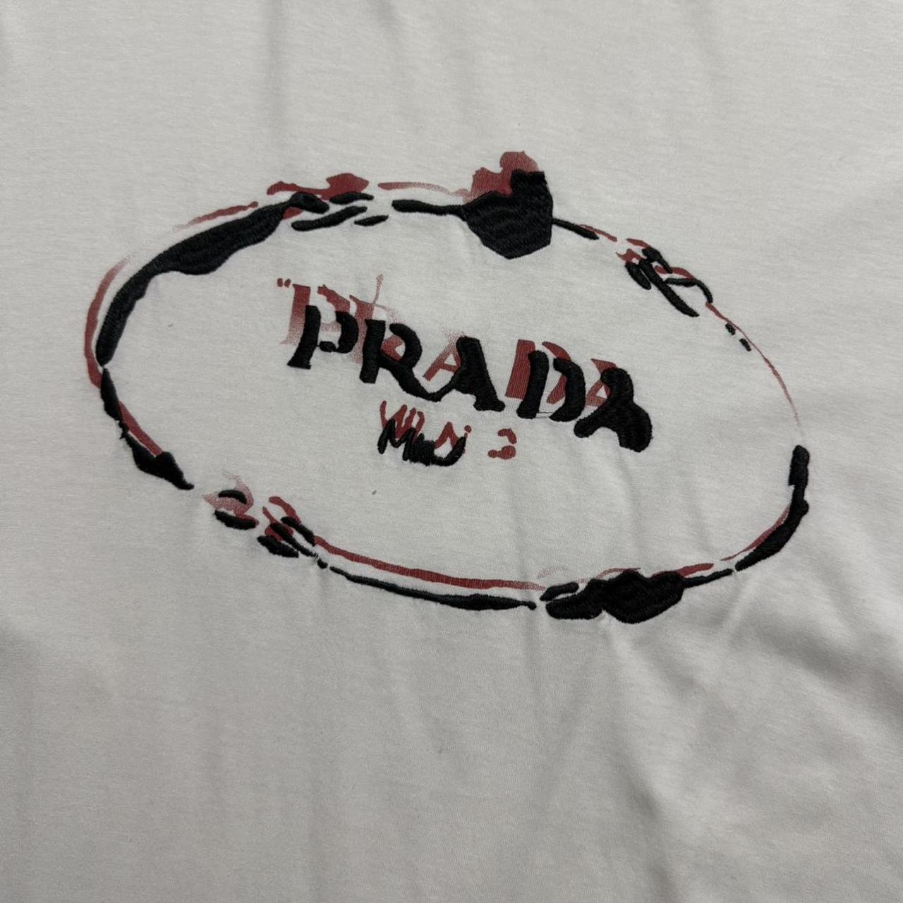 Prada Logo T-Shirt | XL, White