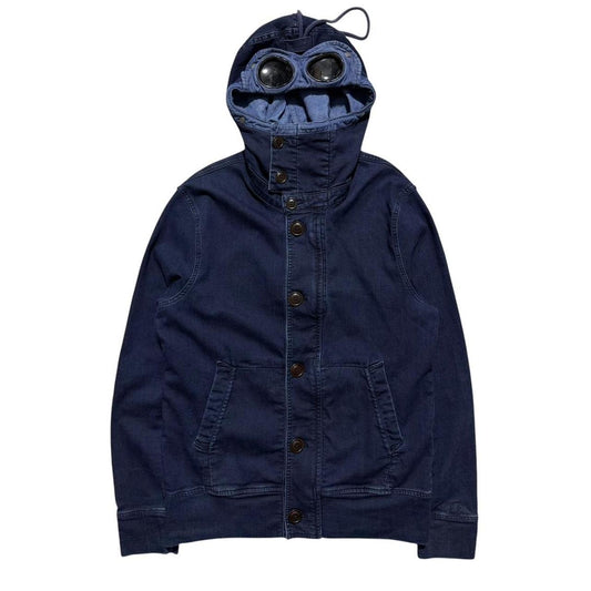 CP Company Isko Indigo Goggle Hoodie