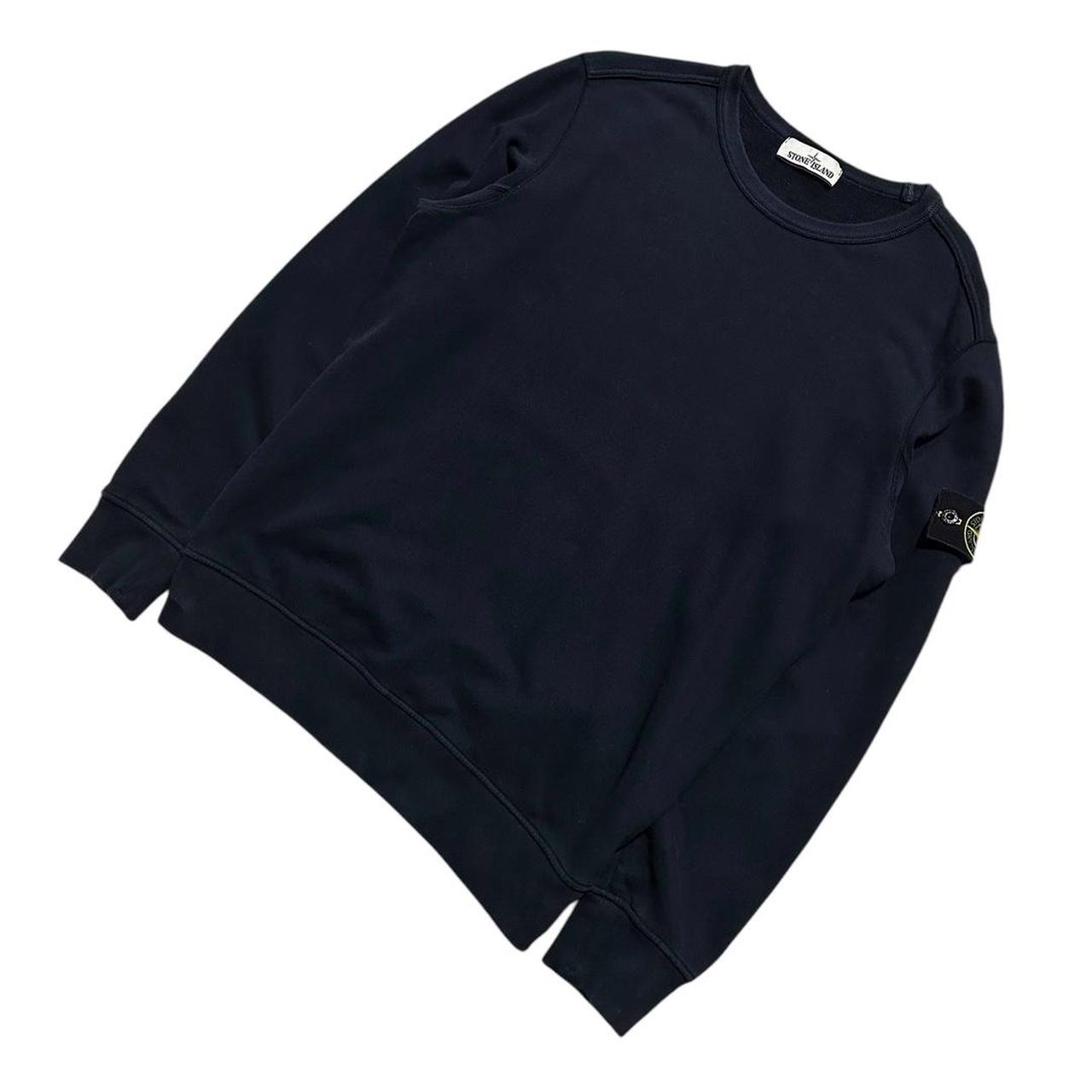 Stone Island Navy Pullover Crewneck