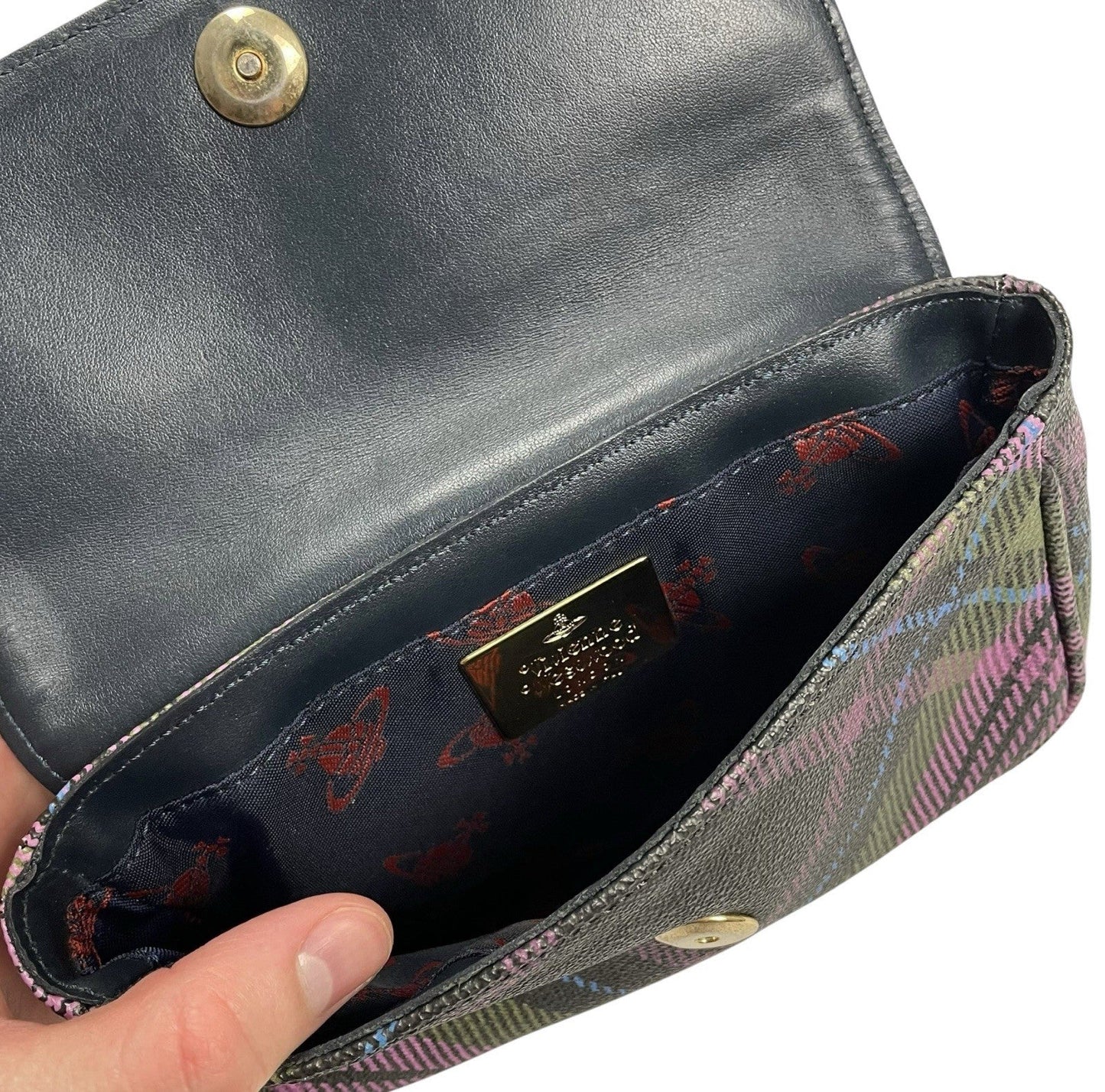 Vivienne Westwood Tartan Crossbody Bag | O/S, Tan