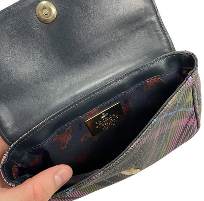 Vivienne Westwood Tartan Crossbody Bag | O/S, Tan
