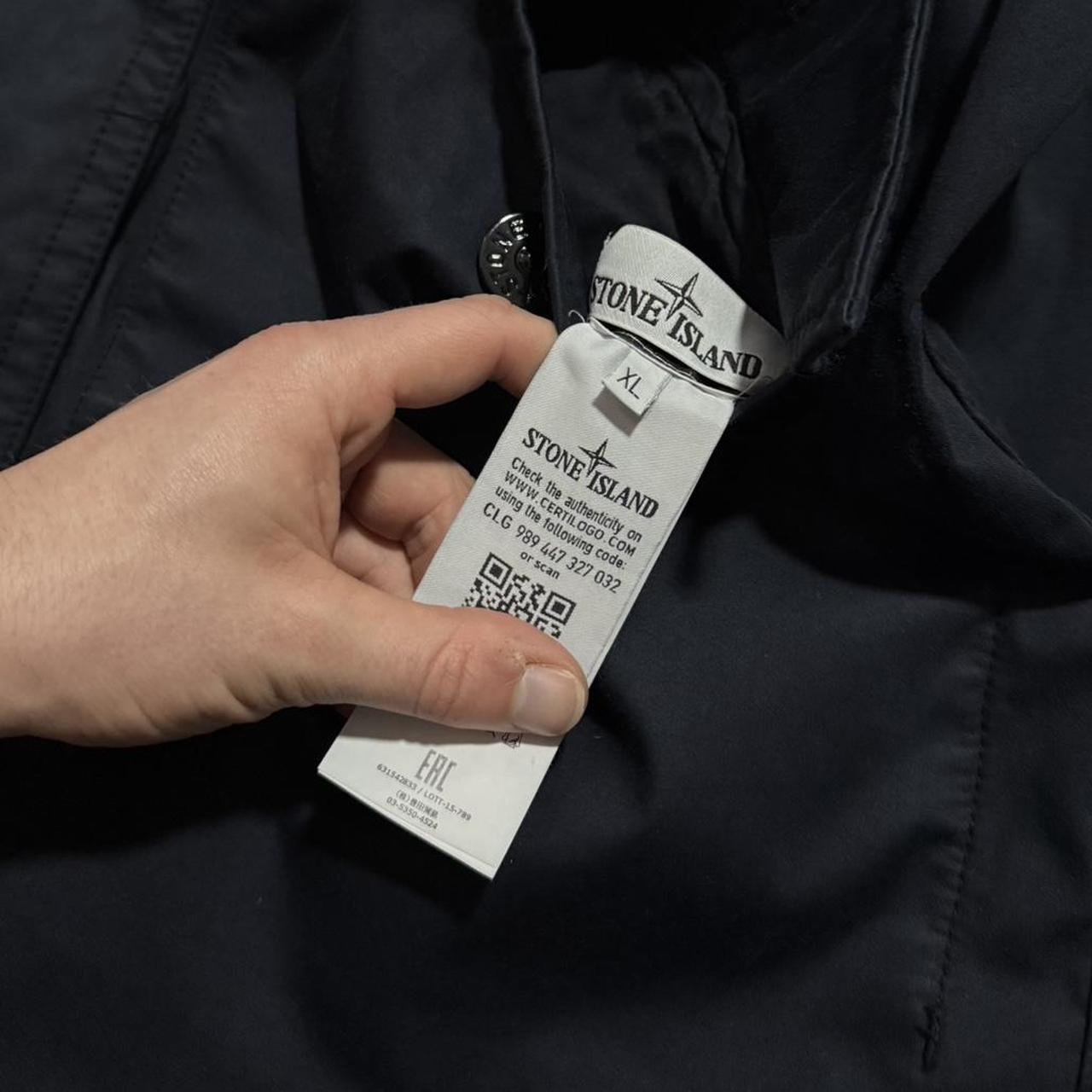 Stone Island Raso Gommato spaceman Reversible Jacket