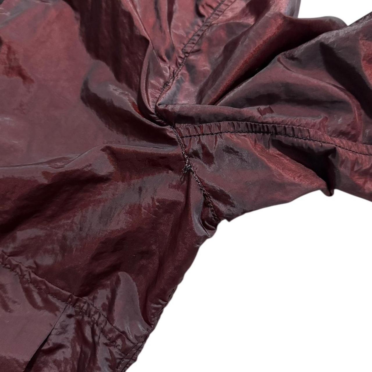 Stone Island Nylon Metal Weft Jacket | Medium, Metallic Burgundy