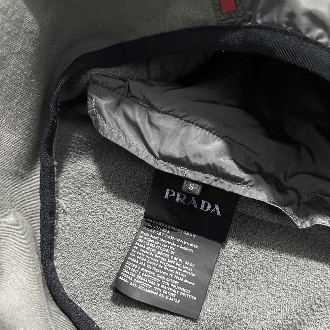 Prada Nylon Cotton Side Tab Jacket