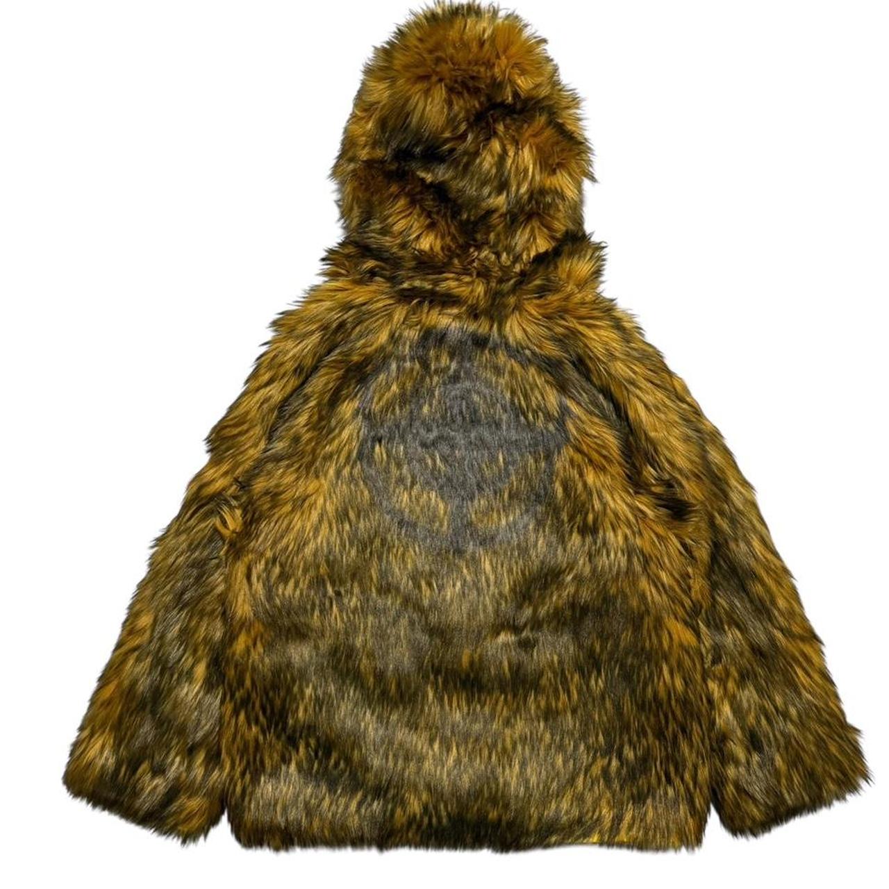 Stone Island Supreme 2022 Formula Steel Faux Fur Reversible Jacket