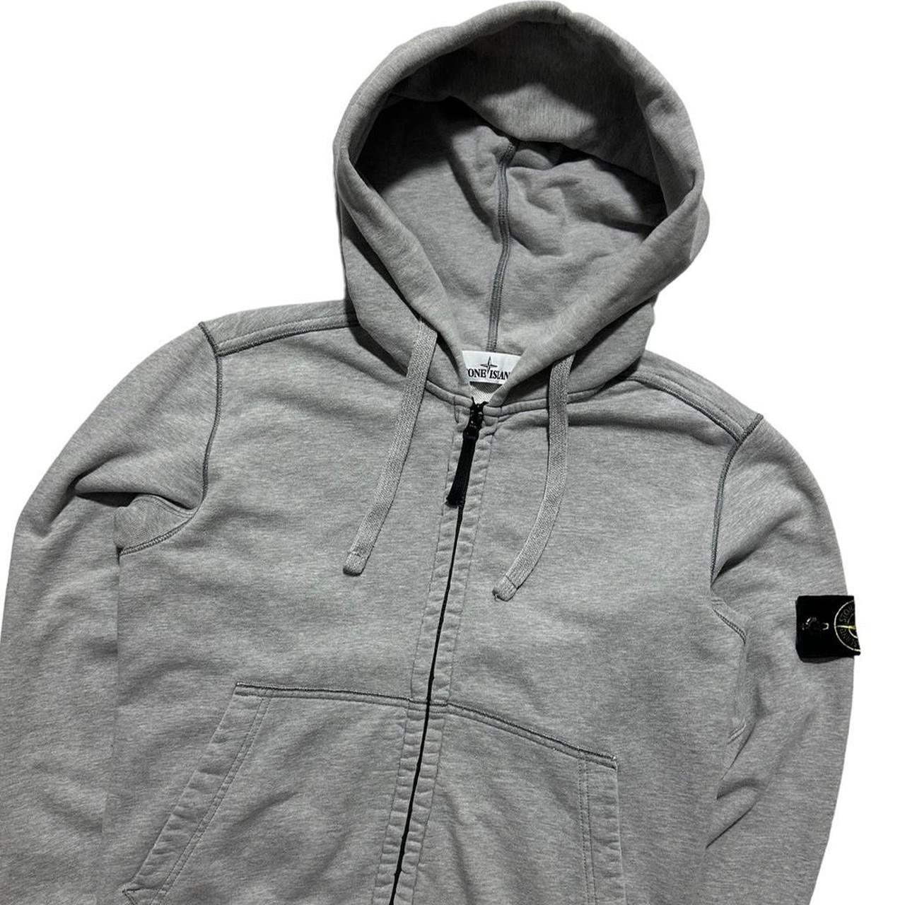 Stone Island Grey Zip Up Hoodie - Known Source