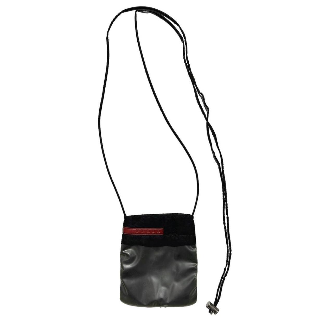 Prada 1999 Opaque Black Side Bag - Known Source