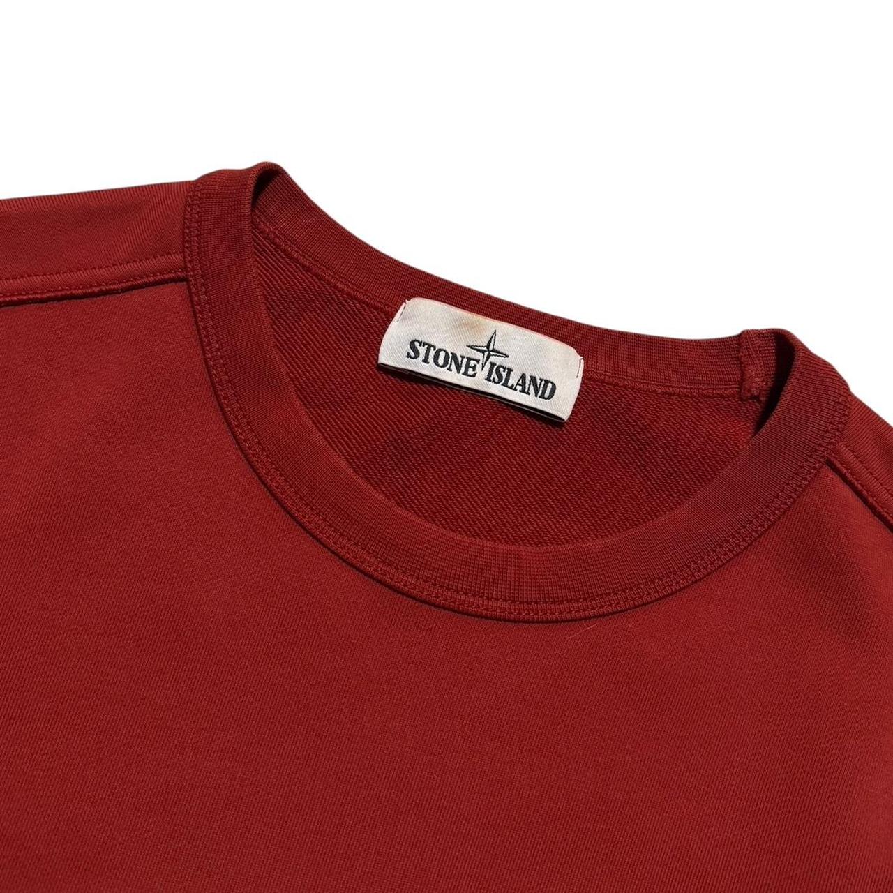 Stone Island Red Pullover Crewneck