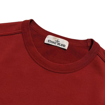Stone Island Red Pullover Crewneck