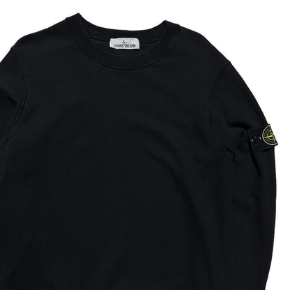 Stone Island Black Pullover Crewneck