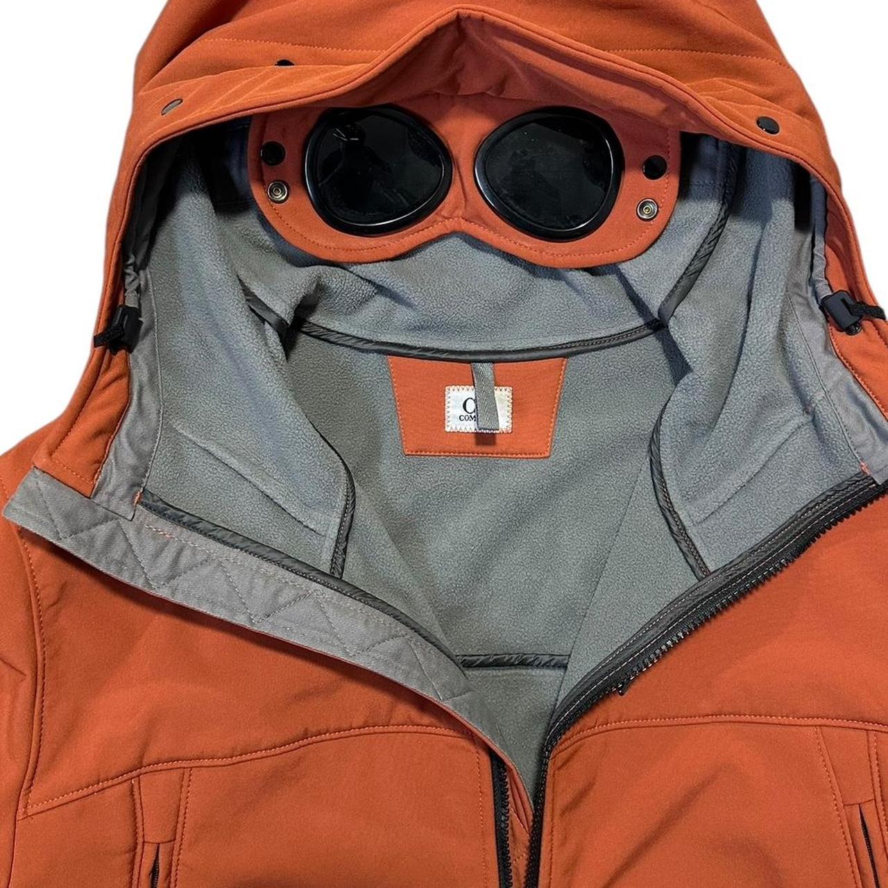 CP Company Orange Soft Shell Goggle Jacket