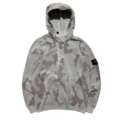 Stone Island Grid Camo Pullover Quarter Zip