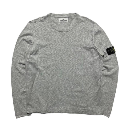 Stone Island Grey Grain Pullover Jumper